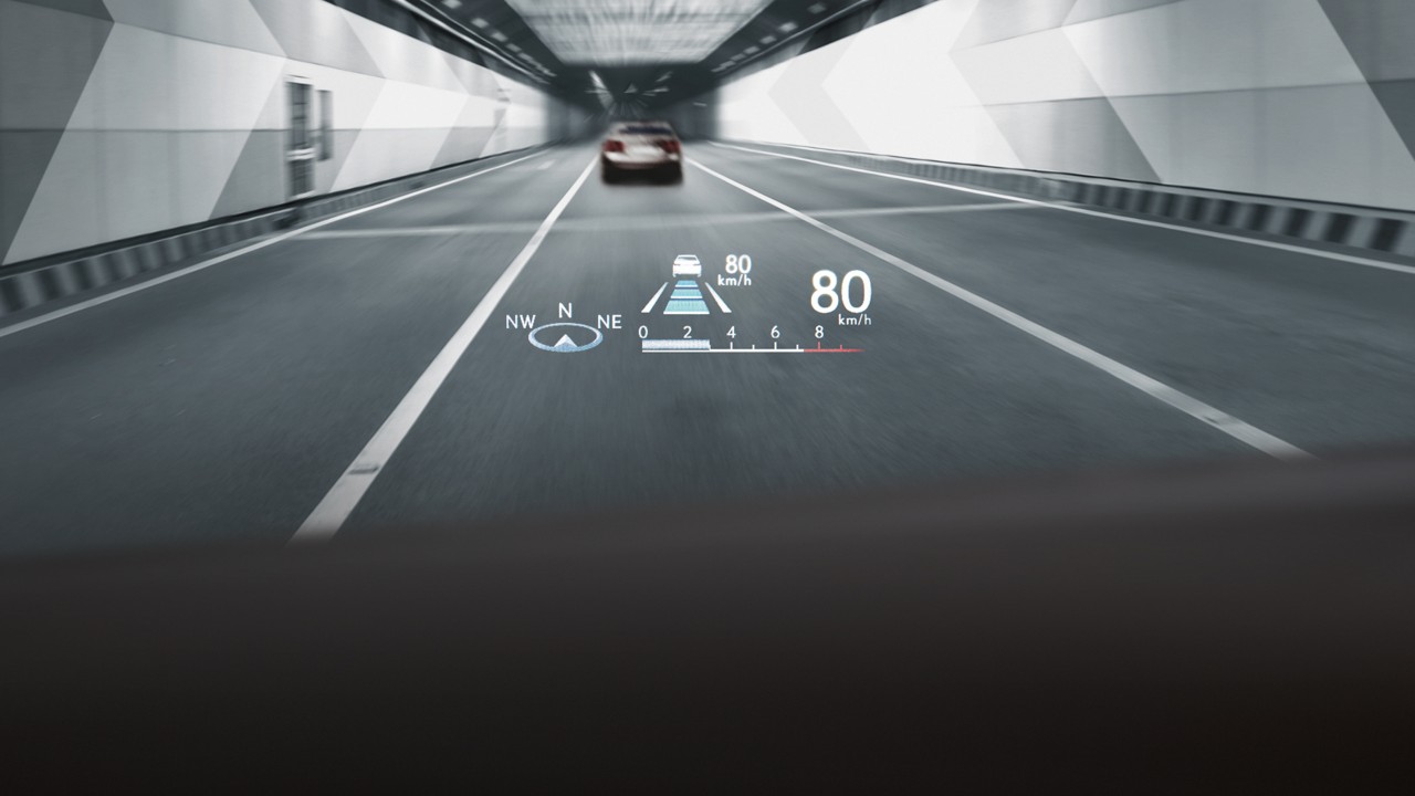 Lexus LC heads up display 