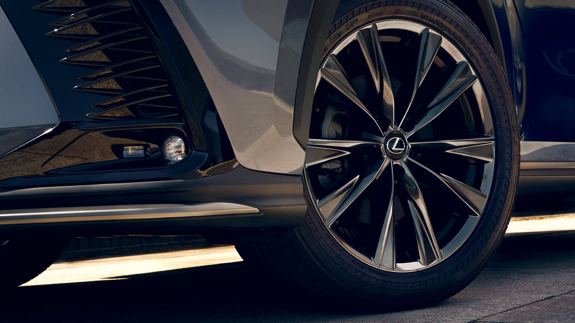 Lexus NX wheel close up 