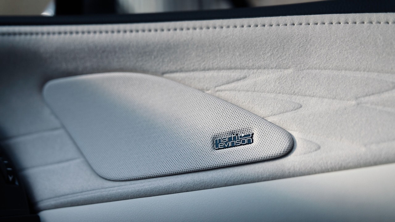 Close-up of a Mark Levinson® speaker in the Lexus RX
