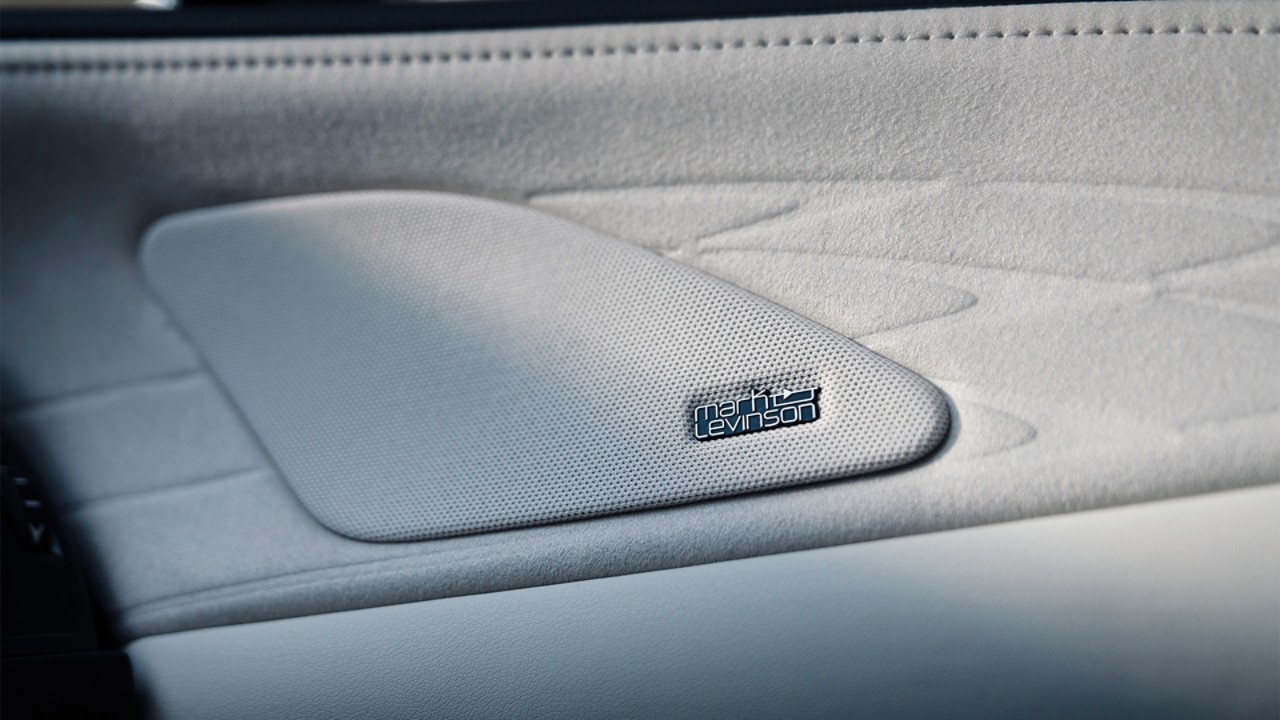 Close-up of a Mark Levinson® speaker in the Lexus RX