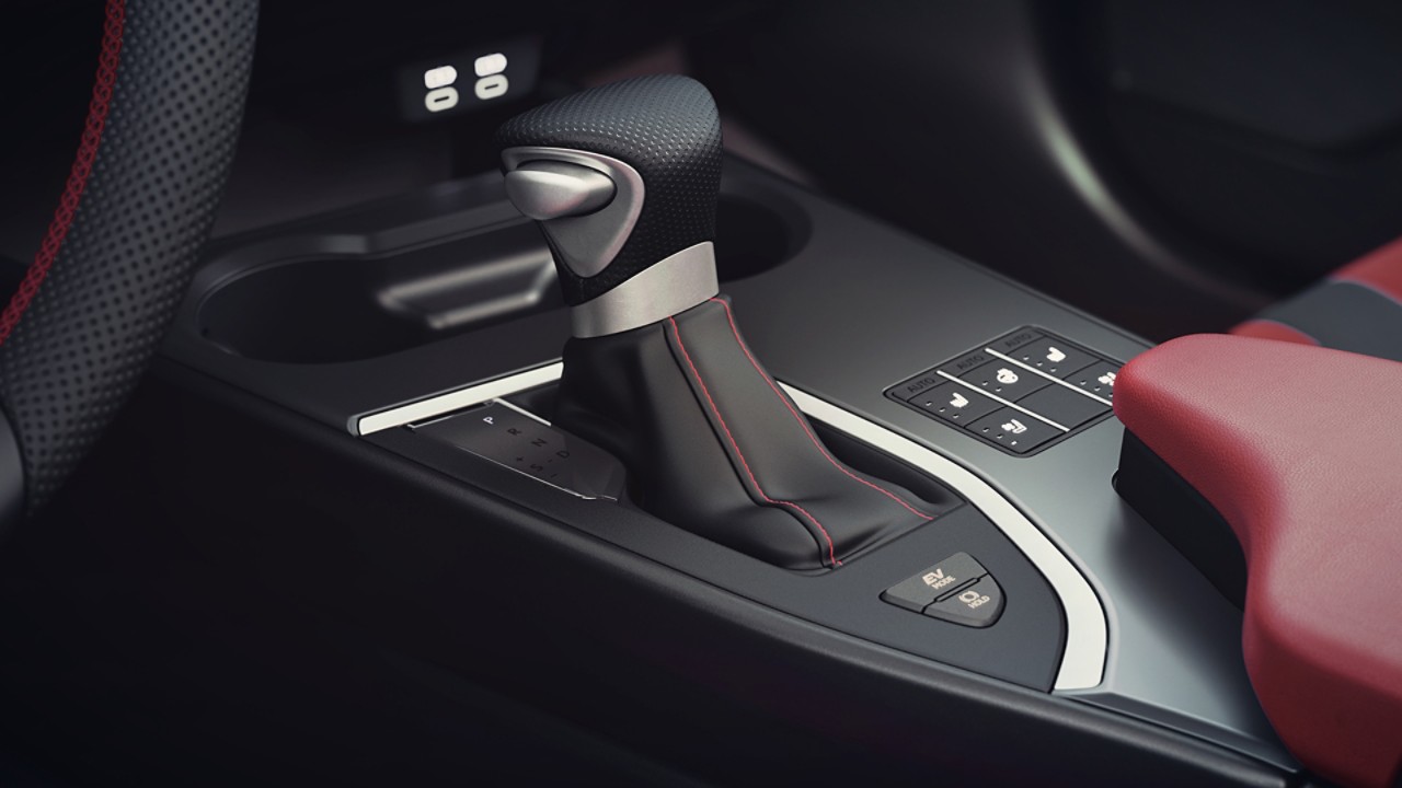 The Lexus UX's control control panel 