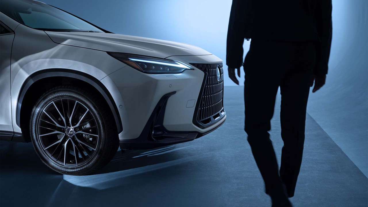 Front exterior of the Lexus NX 450h+